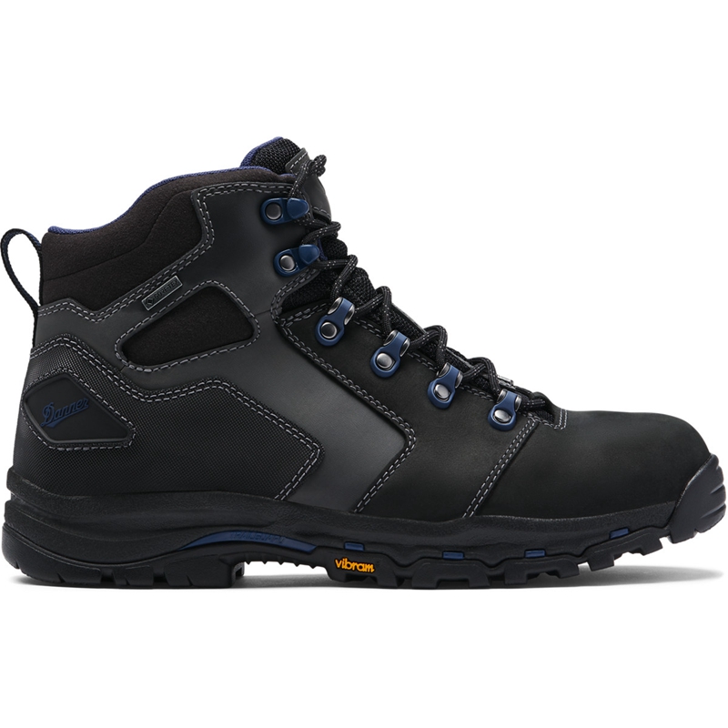 Black Men's Danner Vicious Work Boots | 24698-RLDF