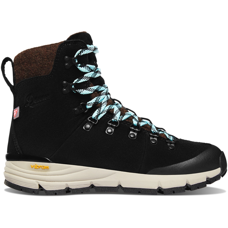 Black Women's Danner Arctic 600 Side-Zip Hiking Boots | 45810-RYSF