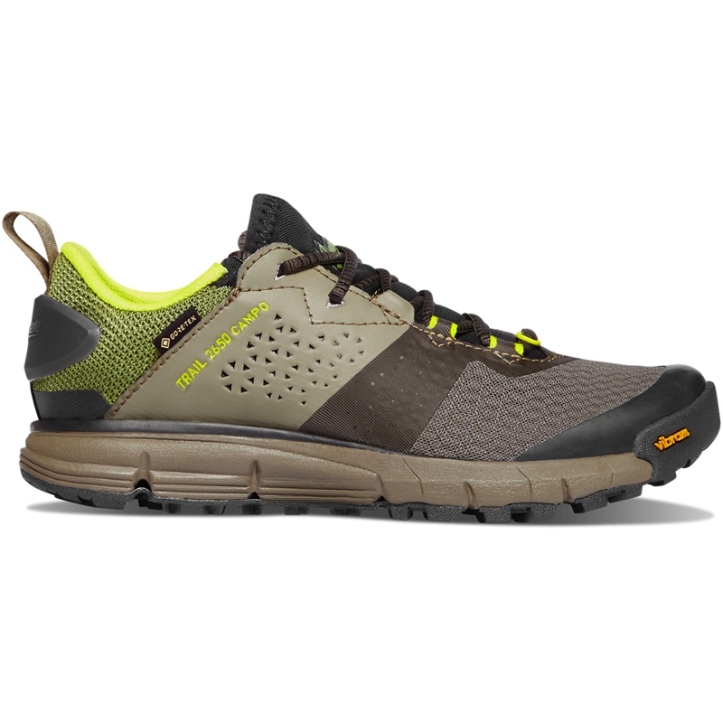 Brown / Green Women's Danner Trail 2650 Campo GTX Hiking Boots | 64273-NZIE