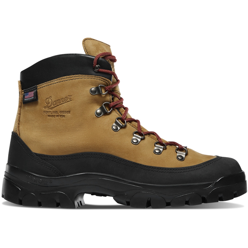Brown Men's Danner Crater Rim Hiking Boots | 95271-UQWI