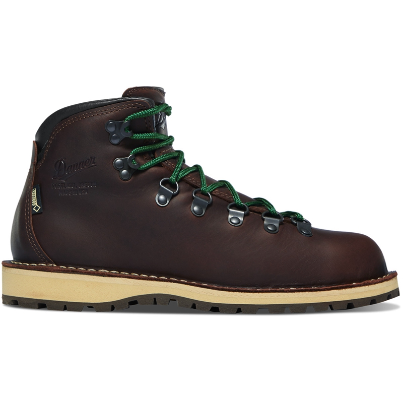 Brown Men's Danner Mountain Pass Work Boots | 10536-GWBL
