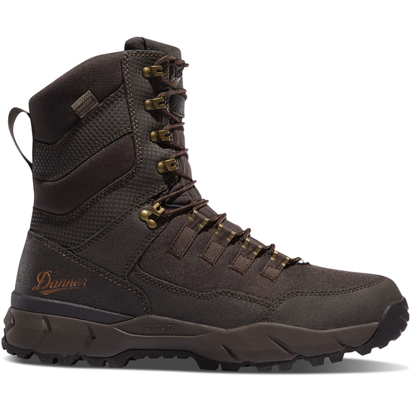 Brown Men's Danner Vital Hunting Boots | 85726-LCSK