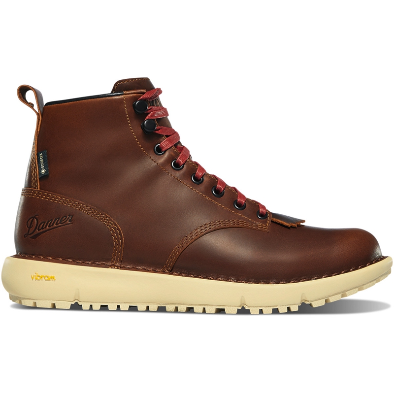 Brown Women's Danner Logger 917 GTX Combat Boots | 37549-TMFP