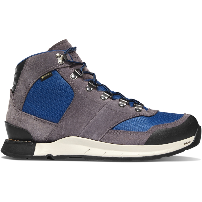 Grey / Blue Men's Danner Free Spirit Hiking Boots | 74926-XHFP