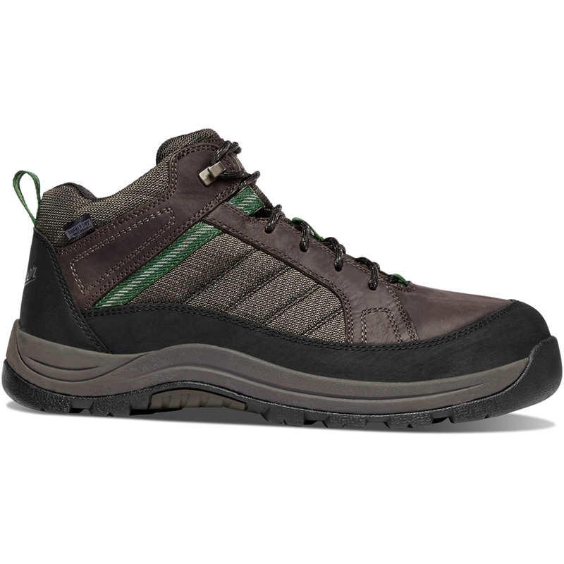 Grey Men's Danner Riverside Work Boots | 37625-CXLW