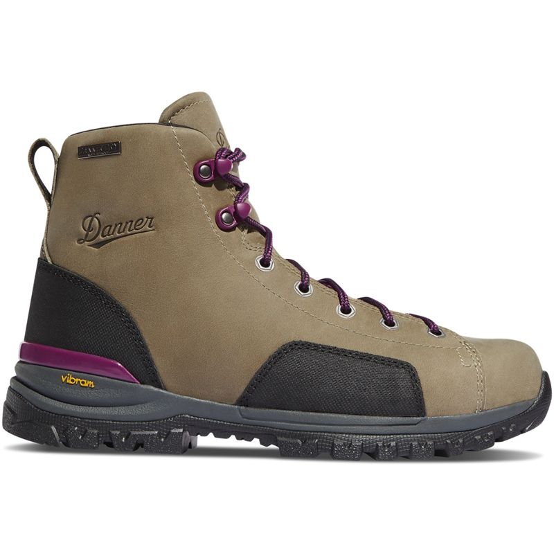 Grey Women's Danner Stronghold Work Boots | 58032-TNZX