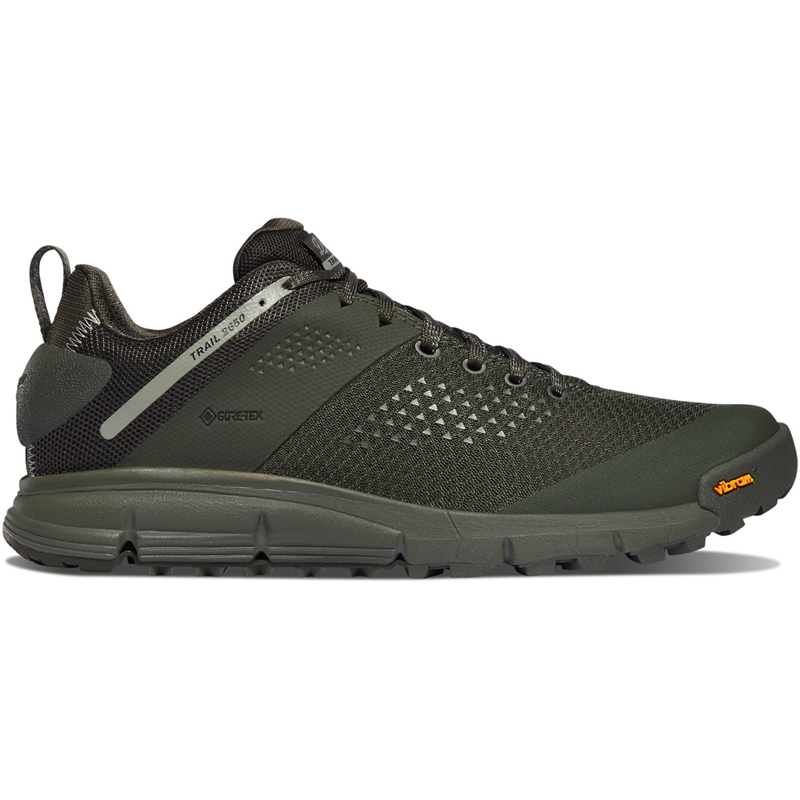 Olive Men's Danner Trail 2650 Mesh GTX Hiking Boots | 20657-DGBC