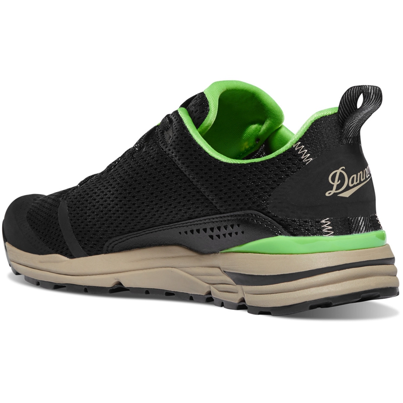 Black / Green Men's Danner Trailcomber Work Shoes | 16902-KXNY