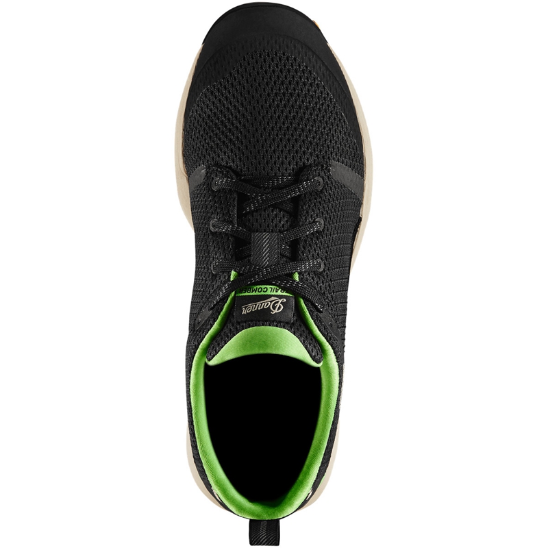 Black / Green Men's Danner Trailcomber Work Shoes | 16902-KXNY