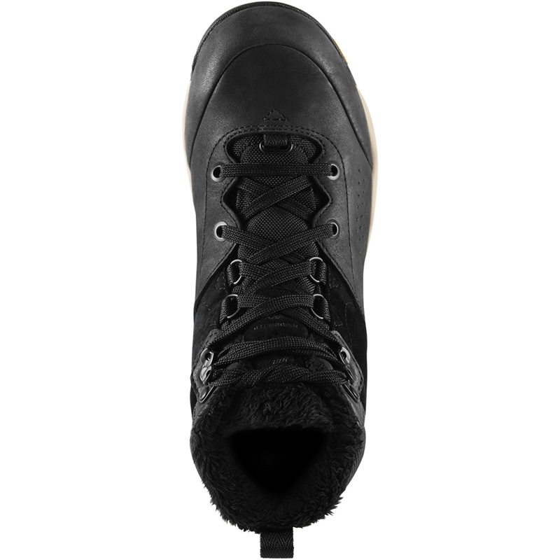 Black / Grey Women's Danner Inquire Mid Insulated Combat Boots | 26591-QOJL