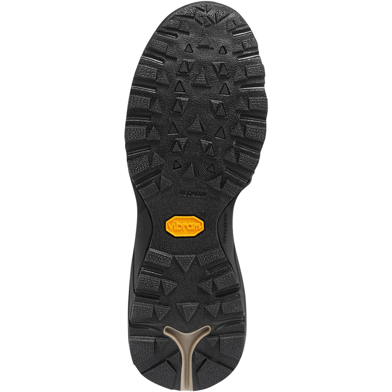Black / Grey Women's Danner Inquire Mid Insulated Combat Boots | 26591-QOJL
