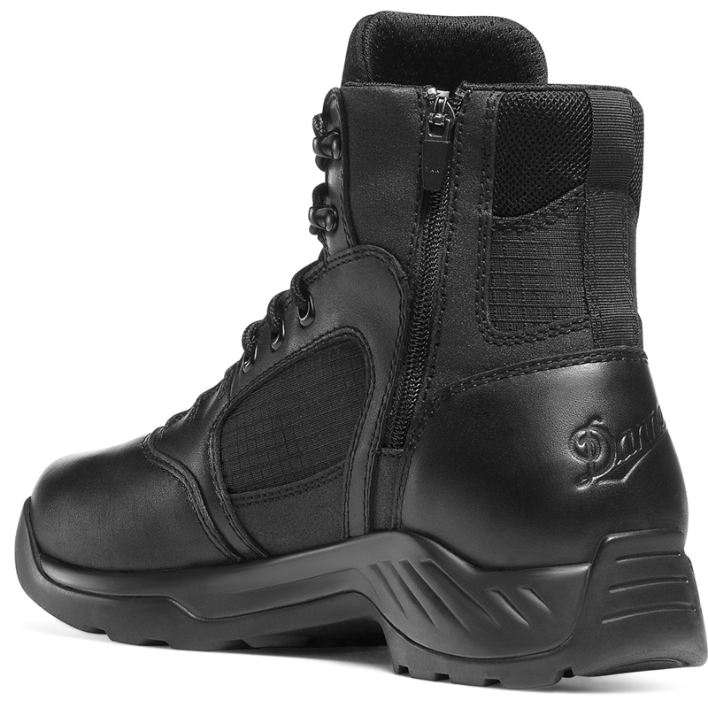 Black Men's Danner Kinetic Tactical Boots | 32817-XTWB