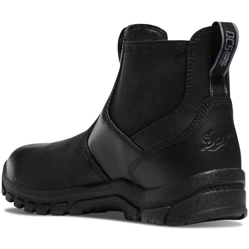 Black Men's Danner Lookout Station Office Tactical Boots | 24135-QSHK
