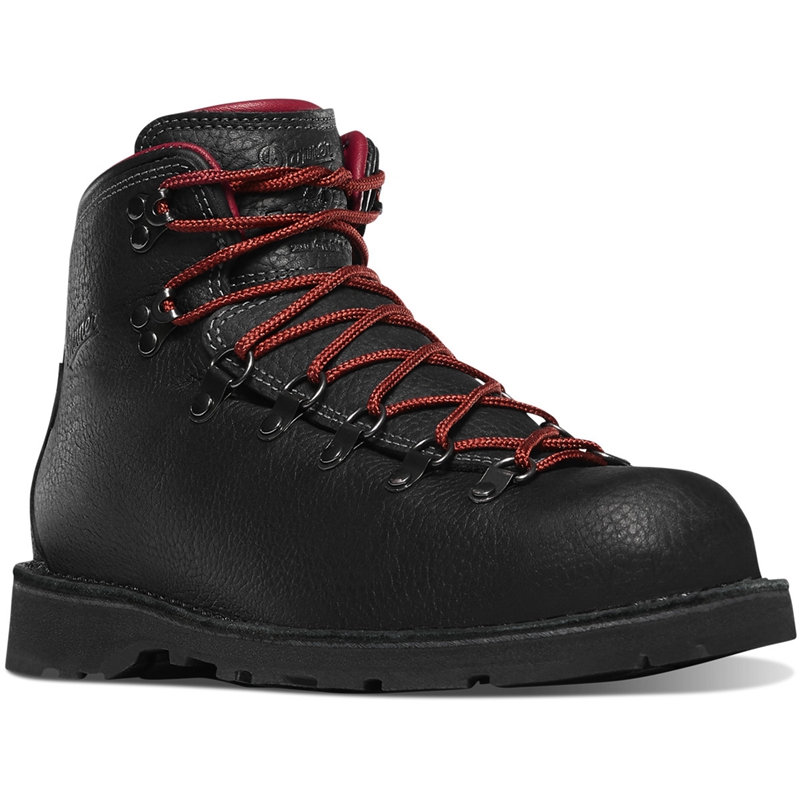 Black Men's Danner Mountain Pass Hiking Boots | 69872-ZAJO