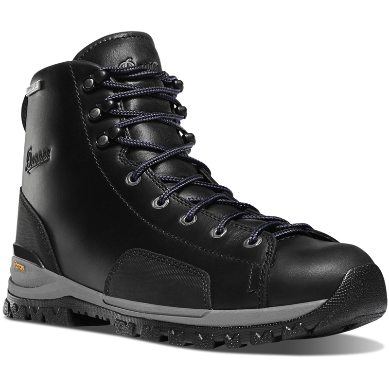 Black Men's Danner Stronghold Work Boots | 56834-HWPV