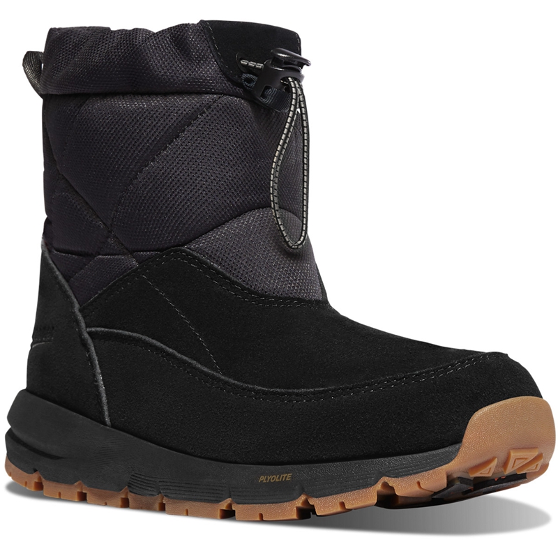 Black Women's Danner Cloud Cap Hiking Shoes | 36857-RQVY