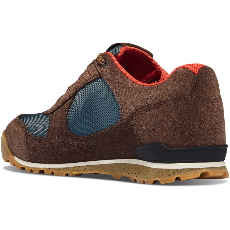 Blue / Brown Women's Danner Jag Low Hunting Boots | 41602-MQLV