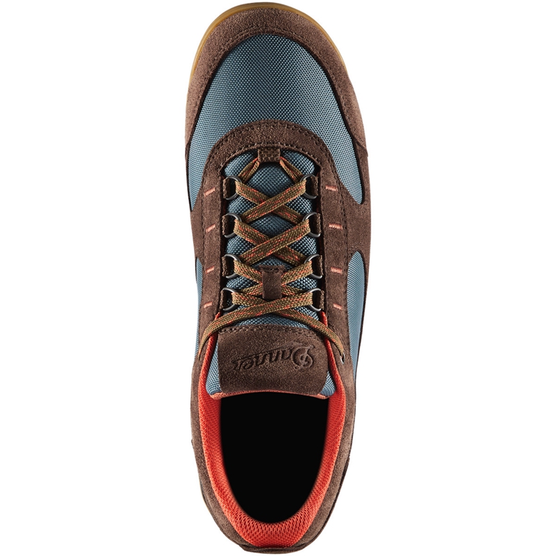 Blue / Brown Women's Danner Jag Low Hunting Boots | 41602-MQLV
