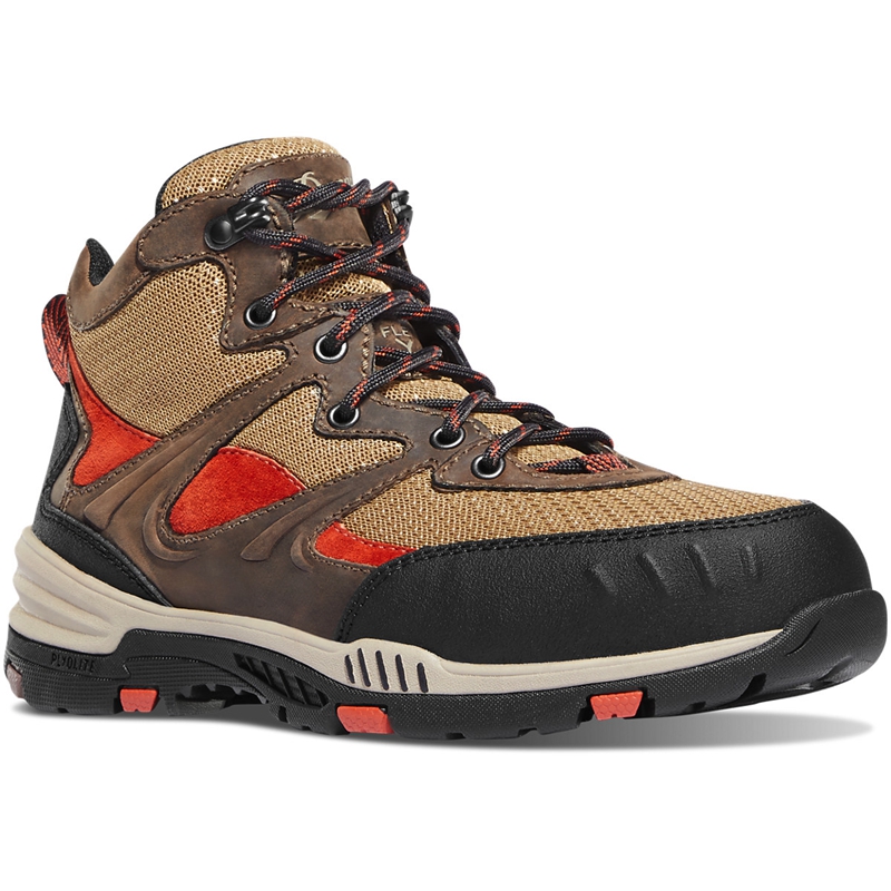Brown / Brown Women's Danner Springfield Work Boots | 64928-CYFG