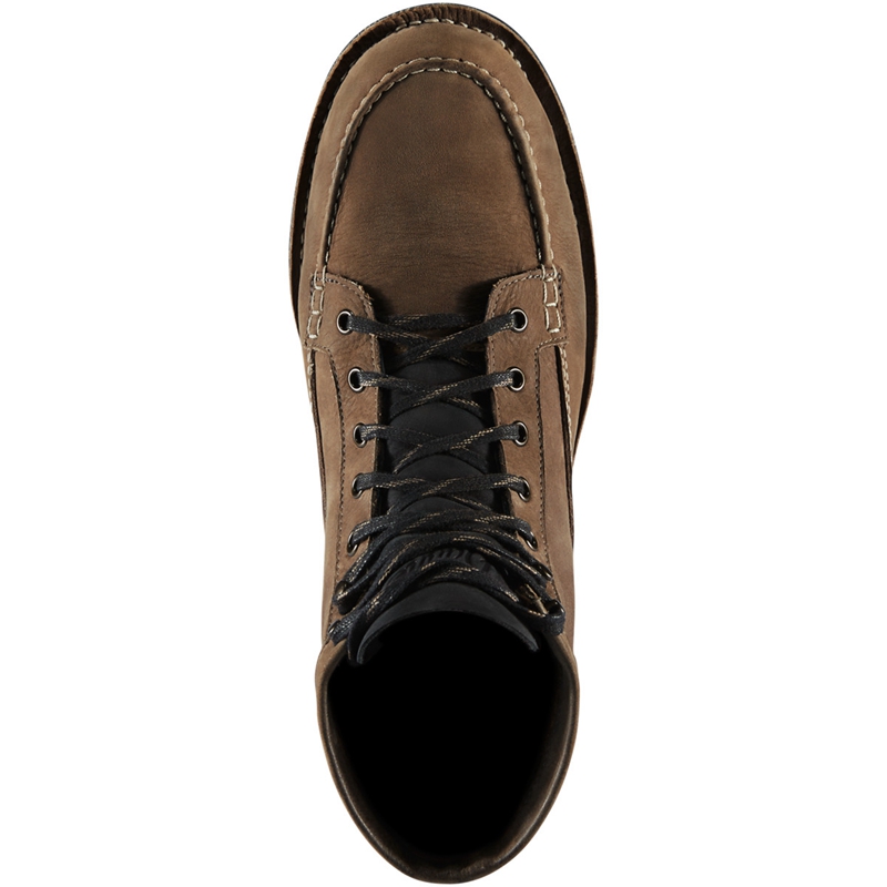 Brown Men's Danner Bull Run Lux Hiking Boots | 67309-PIRG
