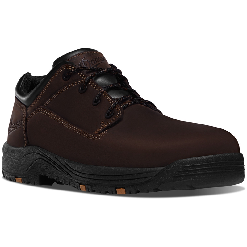 Brown Men's Danner Caliper Work Boots | 14593-QOHN