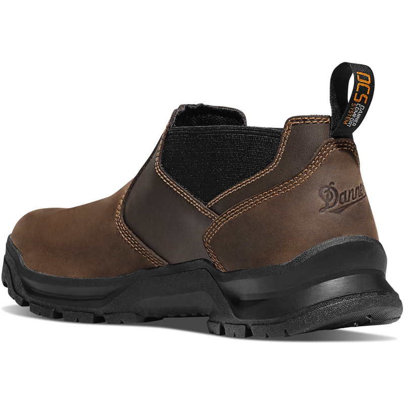 Brown Men's Danner Crafter Romeo Work Boots | 25197-TNKM