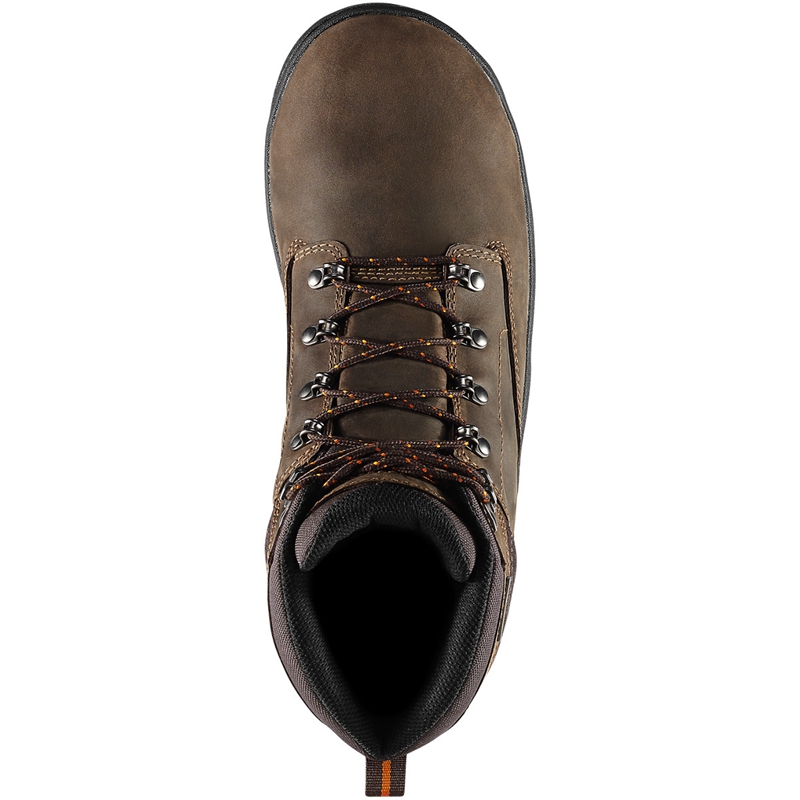 Brown Men's Danner Crafter Work Boots | 38015-RFUE