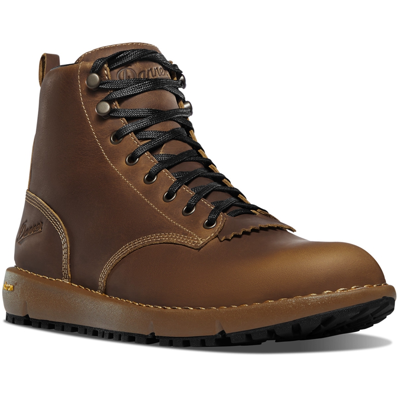 Brown Men's Danner Logger 917 Hiking Boots | 39208-DKUE