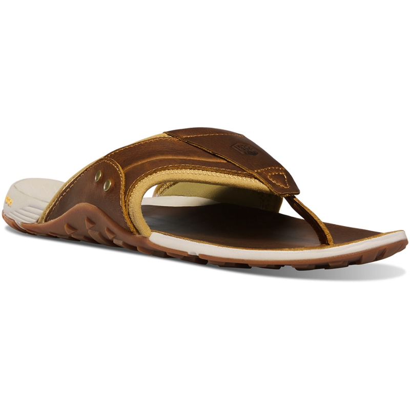Brown Men's Danner Lost Coast Sandals | 52769-YTZE