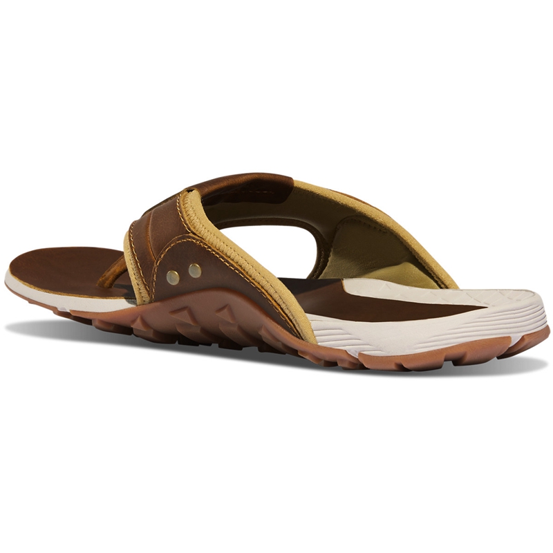 Brown Men's Danner Lost Coast Sandals | 52769-YTZE