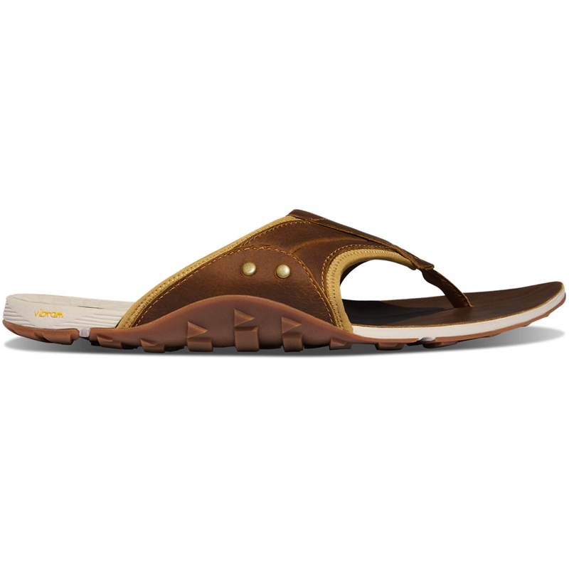 Brown Men\'s Danner Lost Coast Sandals | 52769-YTZE