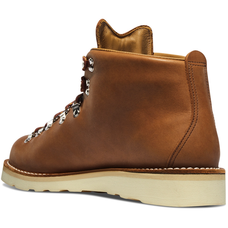Brown Men's Danner Mountain Light Hiking Boots | 04752-QGSX
