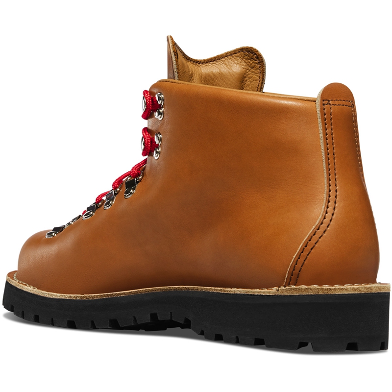 Brown Men's Danner Mountain Light Hiking Boots | 92406-ZUHS