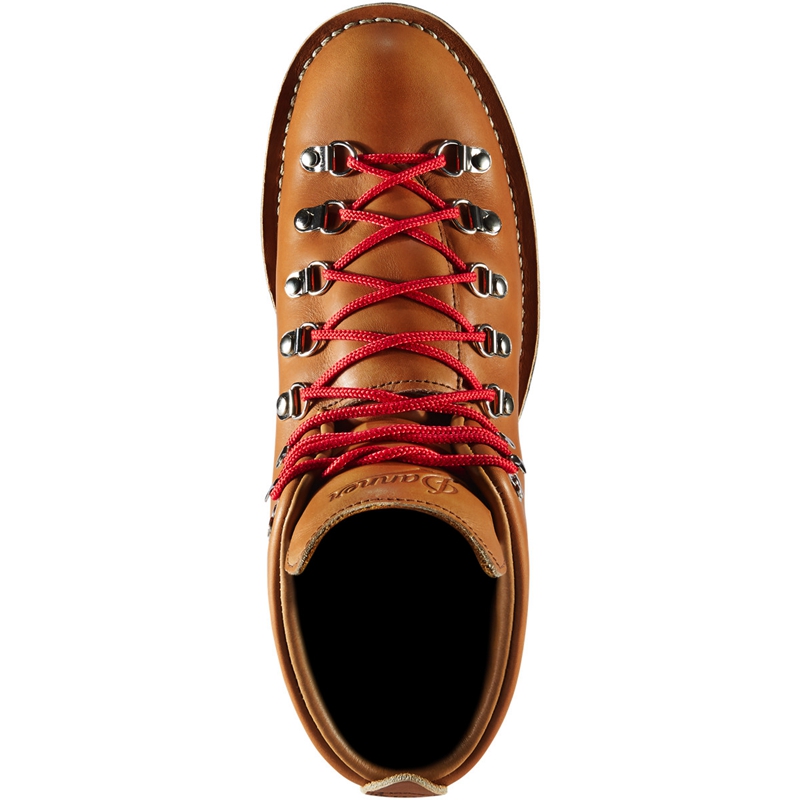 Brown Men's Danner Mountain Light Hiking Boots | 92406-ZUHS
