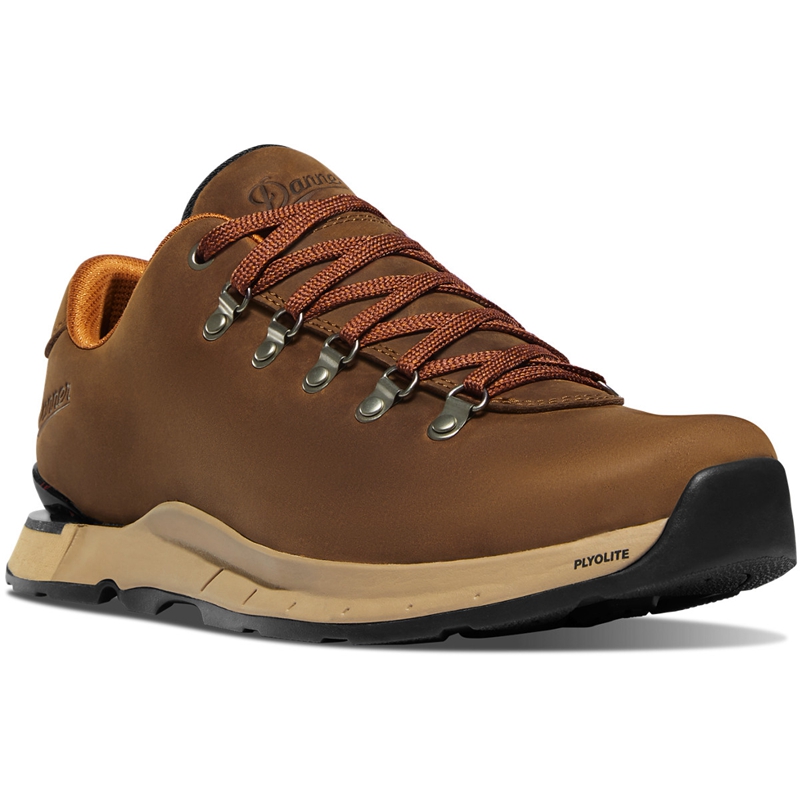 Brown Men's Danner Mountain Overlook Hiking Boots | 34859-PKBD