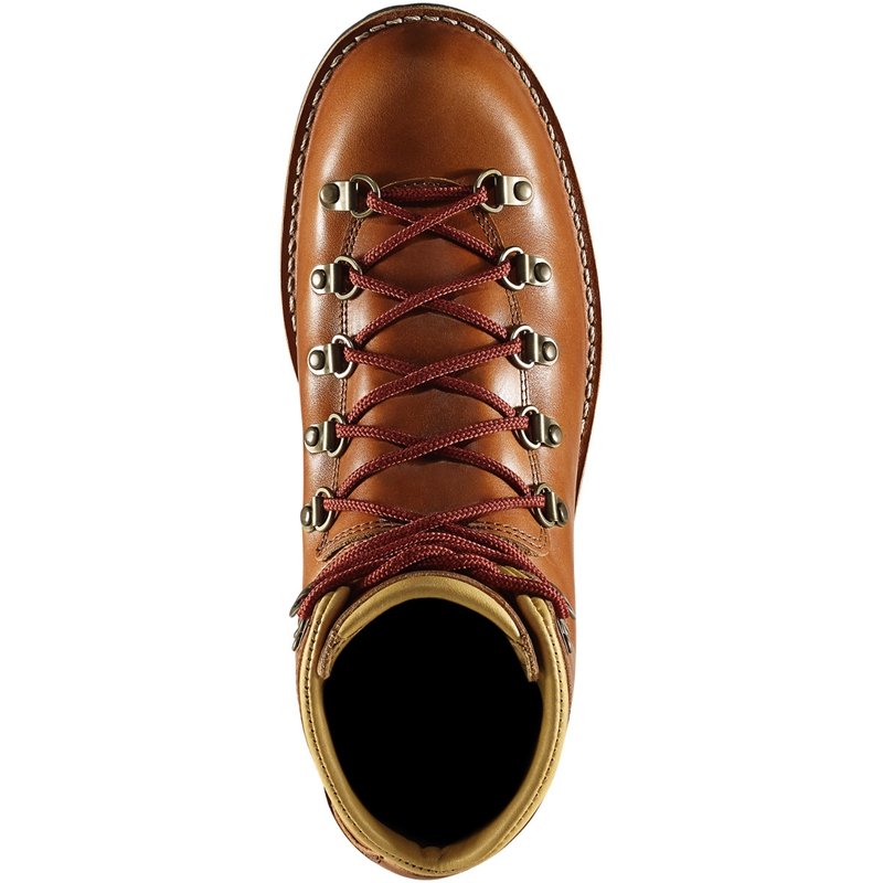 Brown Men's Danner Mountain Pass Hiking Boots | 42869-FRCW