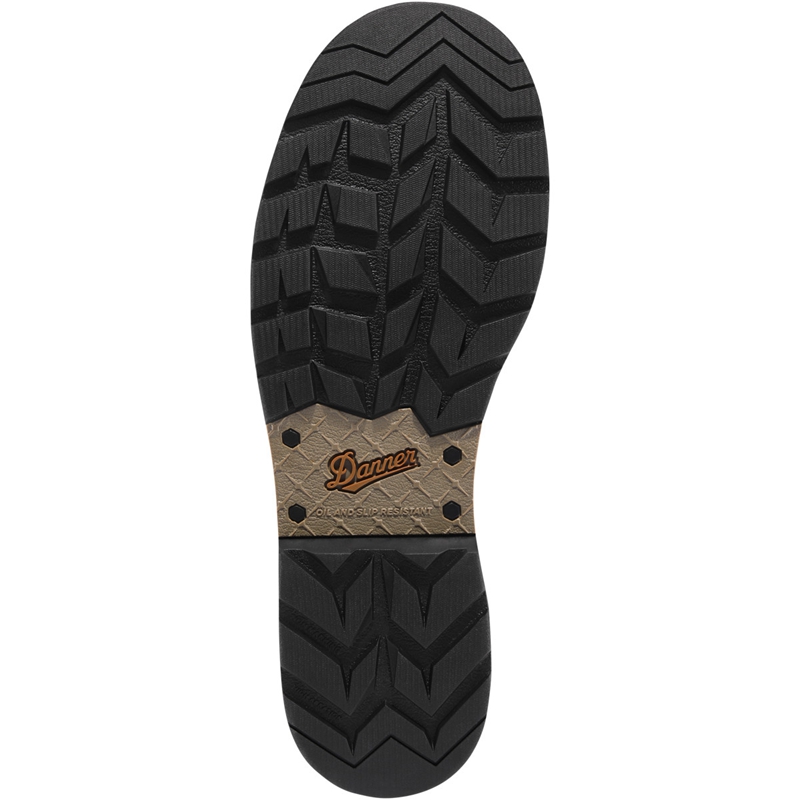 Brown Men's Danner Steel Yard Work Boots | 46051-UAMO