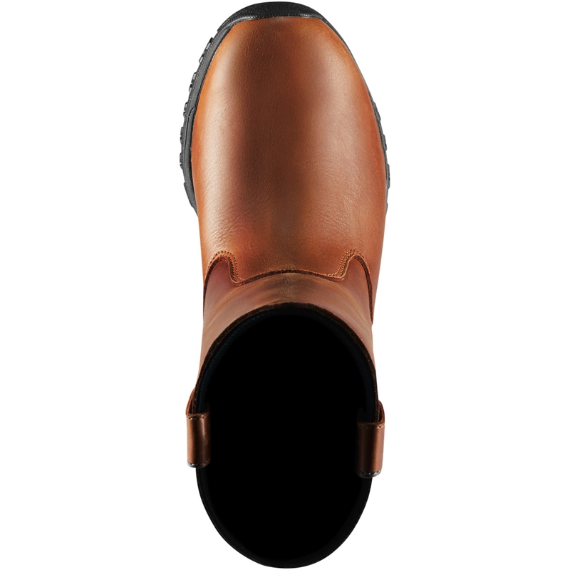 Brown Men's Danner Stronghold Work Boots | 87591-IKDZ