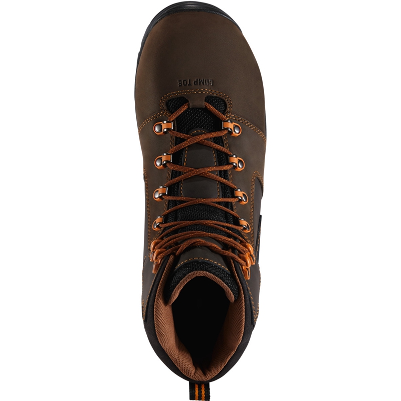 Brown Men's Danner Vicious Work Boots | 98203-EWPR