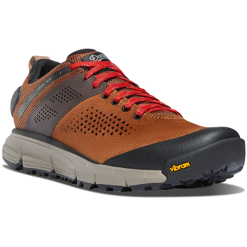 Brown / Red Men's Danner Trail 2650 Hiking Shoes | 37529-KFTZ
