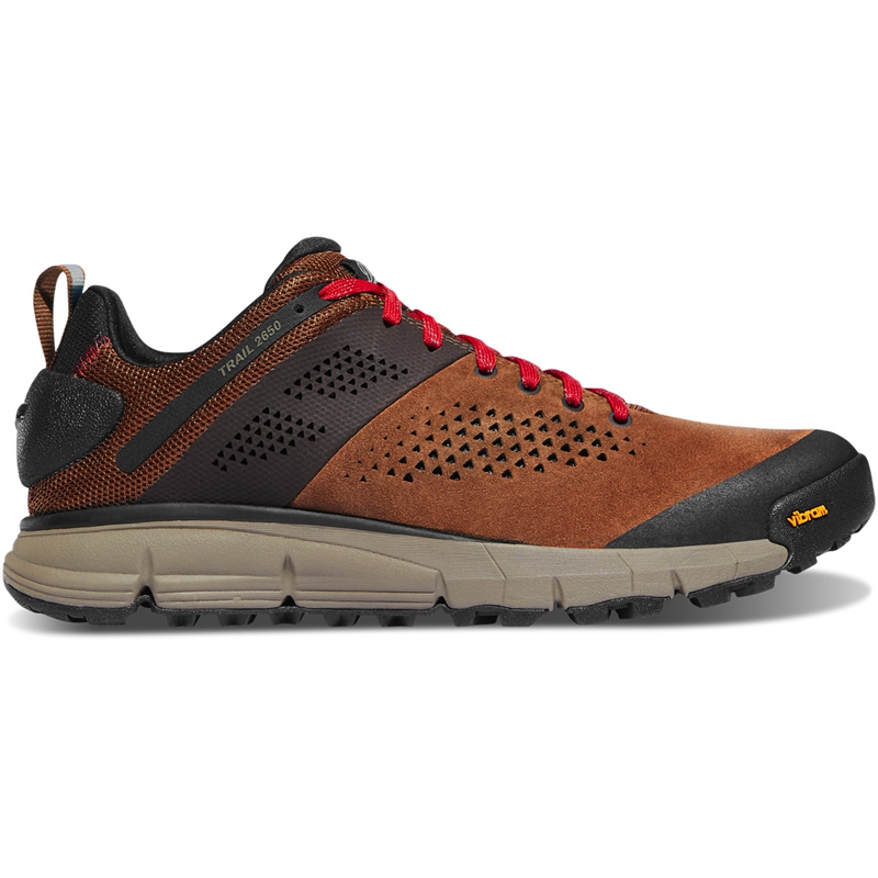 Brown / Red Women\'s Danner Trail 2650 Work Shoes | 17082-HWIY