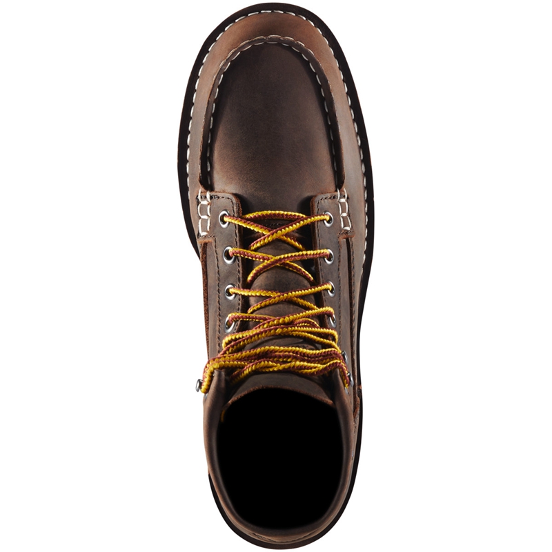 Brown Women's Danner Bull Run Moc Toe Chelsea Boots | 02687-JVEP