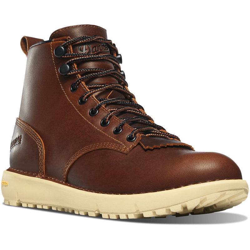 Brown Women's Danner Logger 917 GTX Combat Boots | 37549-TMFP