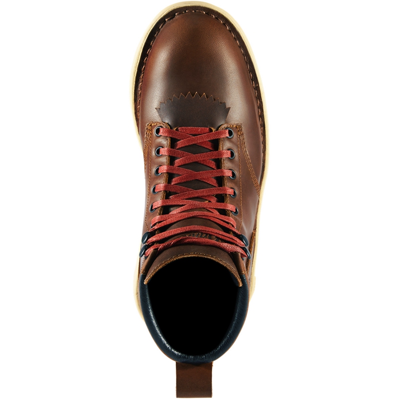 Brown Women's Danner Logger 917 GTX Combat Boots | 37549-TMFP