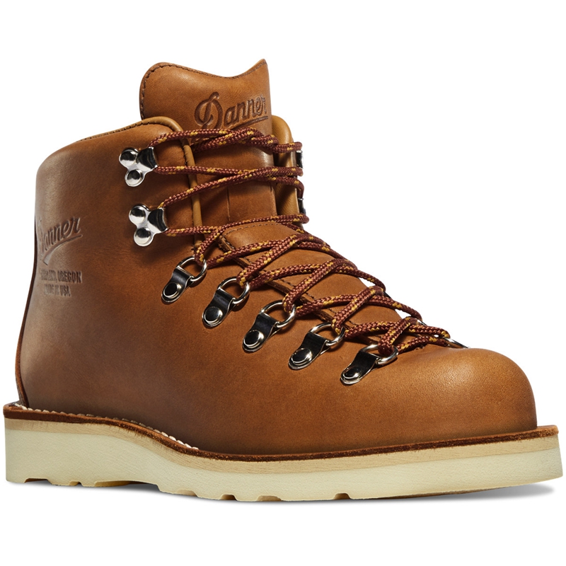 Brown Women's Danner Mountain Light Combat Boots | 60347-IUHP