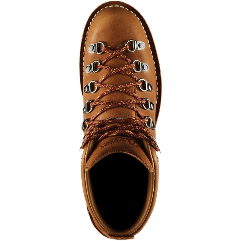 Brown Women's Danner Mountain Light Combat Boots | 60347-IUHP