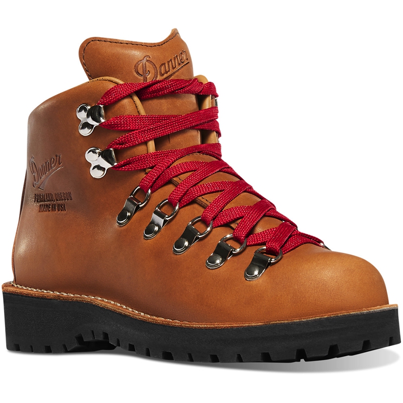 Brown Women's Danner Mountain Light Combat Boots | 96017-RTGP