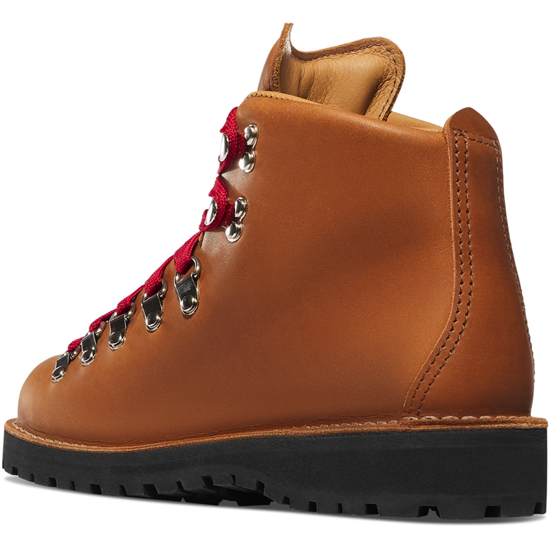 Brown Women's Danner Mountain Light Combat Boots | 96017-RTGP
