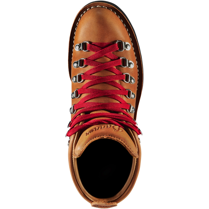 Brown Women's Danner Mountain Light Combat Boots | 96017-RTGP