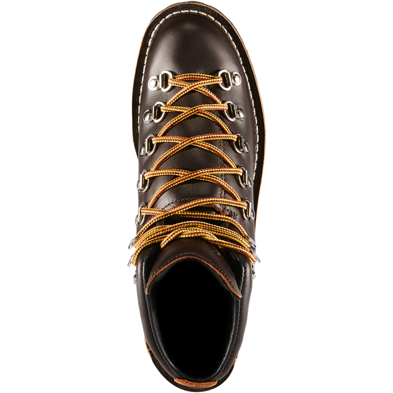 Brown Women's Danner Mountain Light Work Boots | 94130-SGVQ